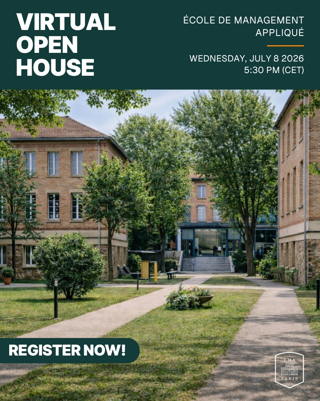 Online Open Day – EMA Paris